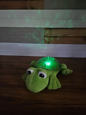 Cloud b Tranquil Green Frog Plush Frog Night Light Unisex Baby Nursery Works 