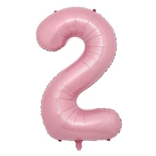 40 Inch Giant Pink Numbers digit 0-9 baby shower Birthday Party Decorations S...