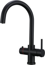 Yamataro Matte Black 4 in 1 Boiling Water Tap Instant Hot Water Tap for Kitchen