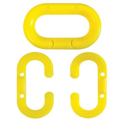 GRAINGER APPROVED 80702-10 Chain Link,3 In.,Yellow,Acetal,PK10 9CNJ8