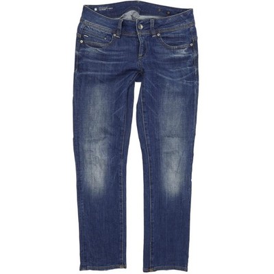 G-Star Midge Saddle Damen Jeans blau Straight Regular Stretch W29 L30 (58548)