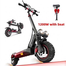 Freeboy Electric Scooter 48v 1200w For Adult 10off Road Fat Tires Fast Speed Us