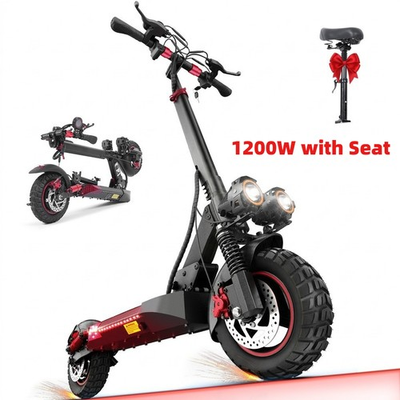 #ad #ad Freeboy Electric Scooter 48v 1200W For Adult 10quot;Off Road Fat Tires Fast Speed US $363.64