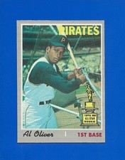 1970 Topps #166 Al Oliver Pittsburgh Pirates All Star ROOKIE trophy card EX-EXMT. rookie card picture