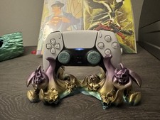 Skull Demon PS5 Controller Stand Holder Gothic Gamer Desk Display Gamepad Dock