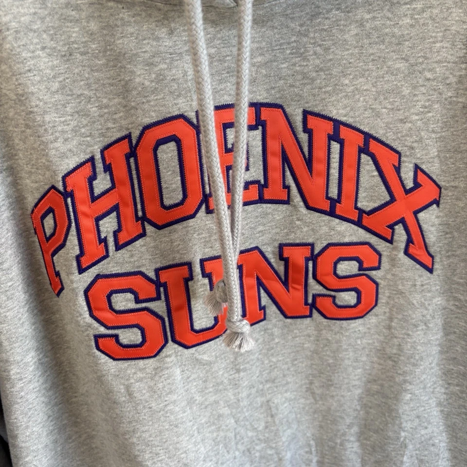 Mitchell & Ness Steve Nash Phoenix Suns Hoodie 4XLT Big & Tall Gray NWT Pullover - Image 3 of 4