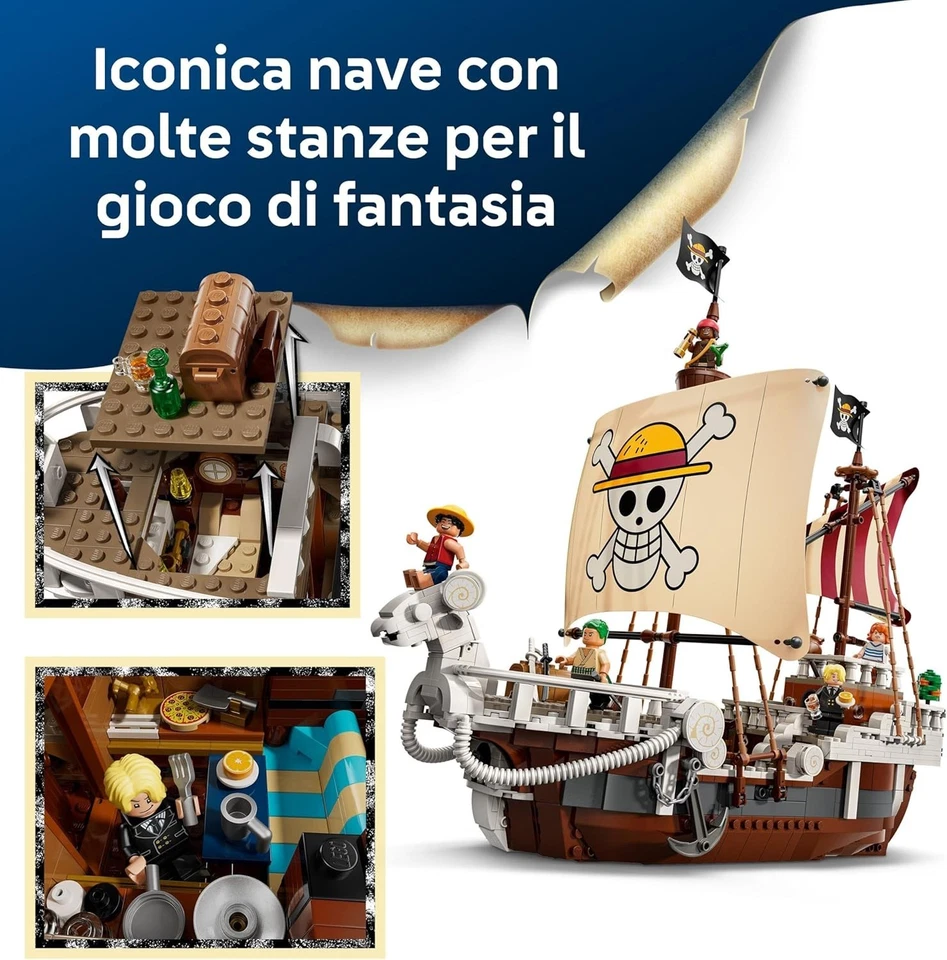 LEGO ONE PIECE 75639 LA NAVE PIRATA GOING MERRY - Immagine 3 di 4