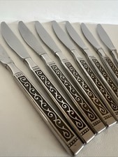 ONEIDA LTD. ROGERS 1881 SPANISH COURT Set of 8 Dinner Knives