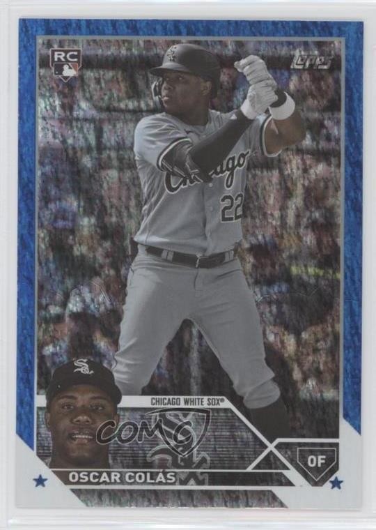2023 Topps Series 2 Blue Foil /999 Oscar Colas Oscar Colás #545 11o2