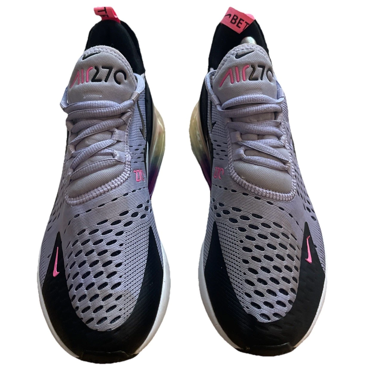 Nike Air Max 270 Be True Lilac Viola Taglia Uomo 7 Donna 8.5 Pride