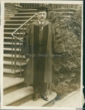 1937 Photo Gov Norman Stanley Case R.I Manhattan College Commencement Event 6X8