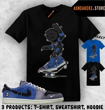 Tee Shirt Matching AJ 1 Low OG Voodoo Alternate Match Sneaker Sneakerhead Skate