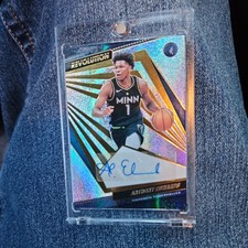 2021-22 Panini Revolution - Autographs Anthony Edwards #AG-AEW (AU)