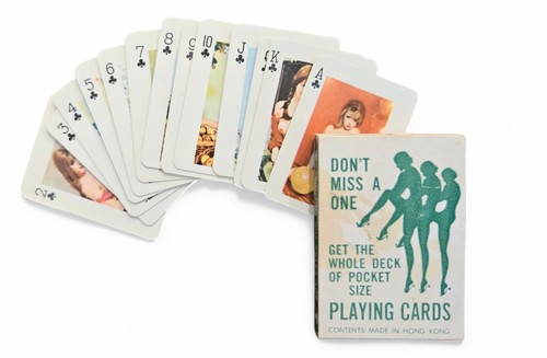 Set Of 10 Naughty Mini Playing Cards 13 To A Box 7 Sealed 3 Unsealed - Picture 5 of 6