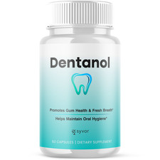 1 Pack Dentanol Oral Probiotic Support for Healthy Teeth Gums 60 Capsules