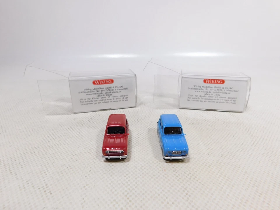 Wiking 1:87 H0 2x Modell Auto Renault R4 0224 01 0224 49 NEUW+OVP #EG643-0,5 - Bild 4 von 4