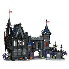 Haunted House Building Set, Halloween Castle Architecture Blocks, 3007Piece H...