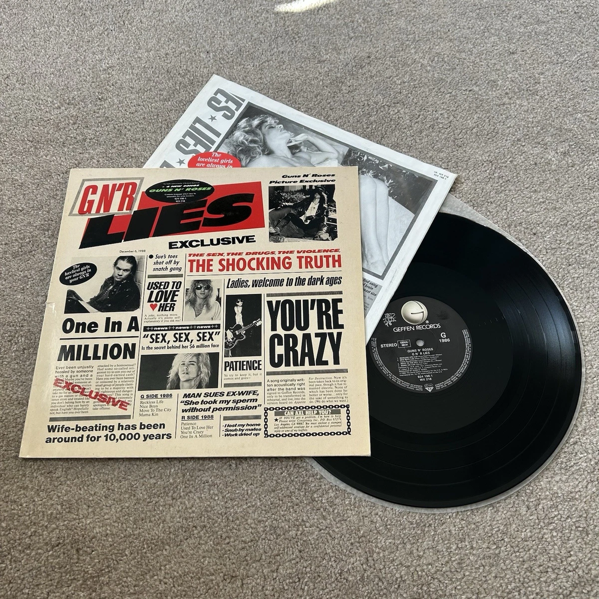 Guns N 'Roses First Pressing Vinyl Records for sale - eBay