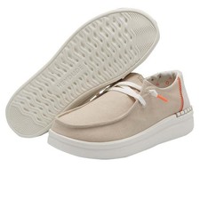 Hey Dude Women's Wendy Rise Chambray Sandshell Size US 6