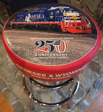GENESSEE & WYOMING-AZ & EAST USA 250thCustom Crafted MADE-IN-USA Ltd-Ed barstool