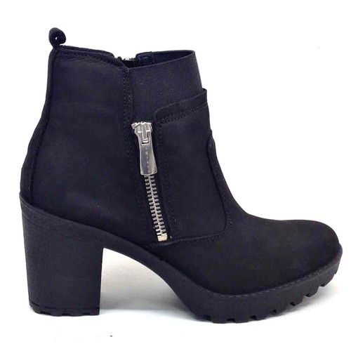 Igi&co Zapatos Mujer Botín Bajo Botines Botas Piel Ante Talón Plataforma - Imagen 8 de 14