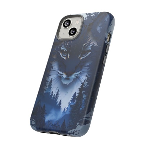Blue Bobcat Wilderness Cat - Phone Ink Cover Case for iPhone, Galaxy, Pixel - 第 59/281 張圖片