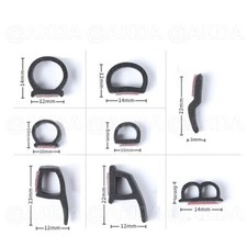 Self Adhesive Rubber Seal Strip, D-Shape Car Door Soundproofing Weatherstripping