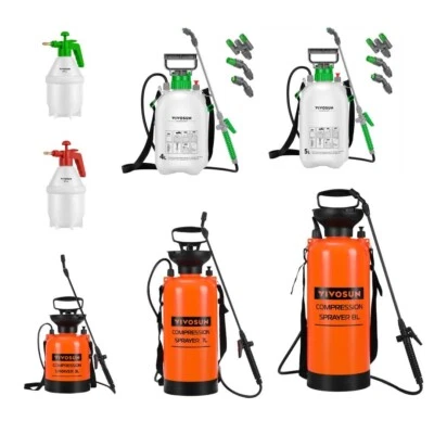 PARKLAND VIVOSUN Garden Pressure Spraye - Portable Hand Pump Chemical Weed Spray Bottle