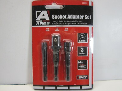 ARES 70000, 3" Impact Grade Socket Adapter Set (Brand New) | eBay