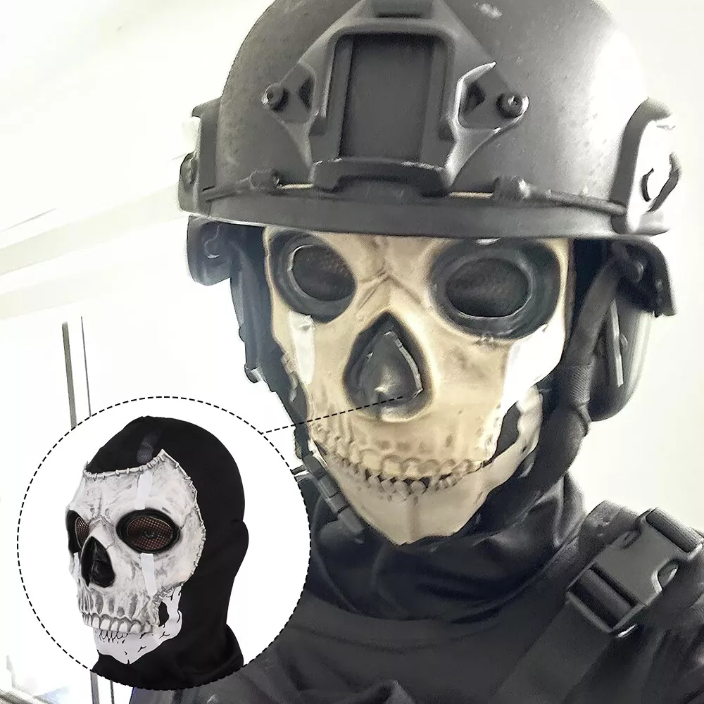 Call Of Duty Ghost Mask Adult Balaclava Hat + Skull Full Face Mask