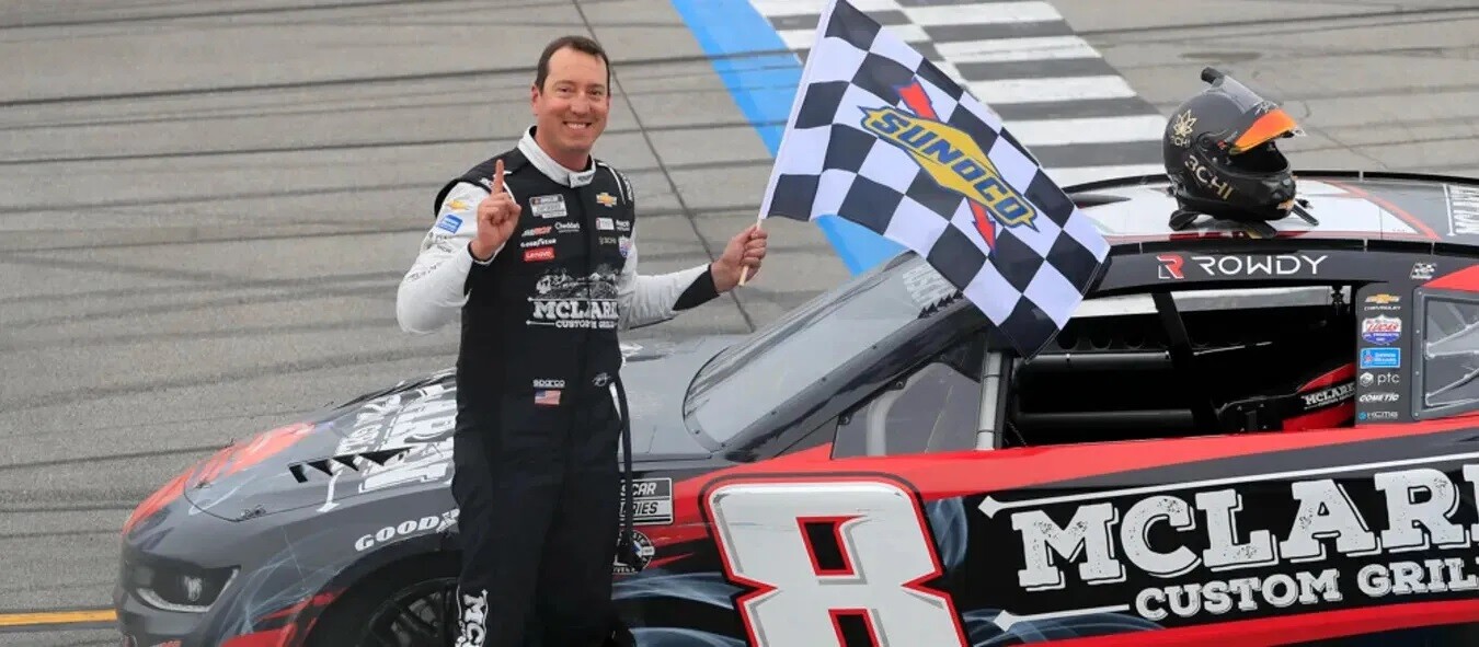 Kyle Busch Talladega Win 8x10 NASCAR Photo Print  