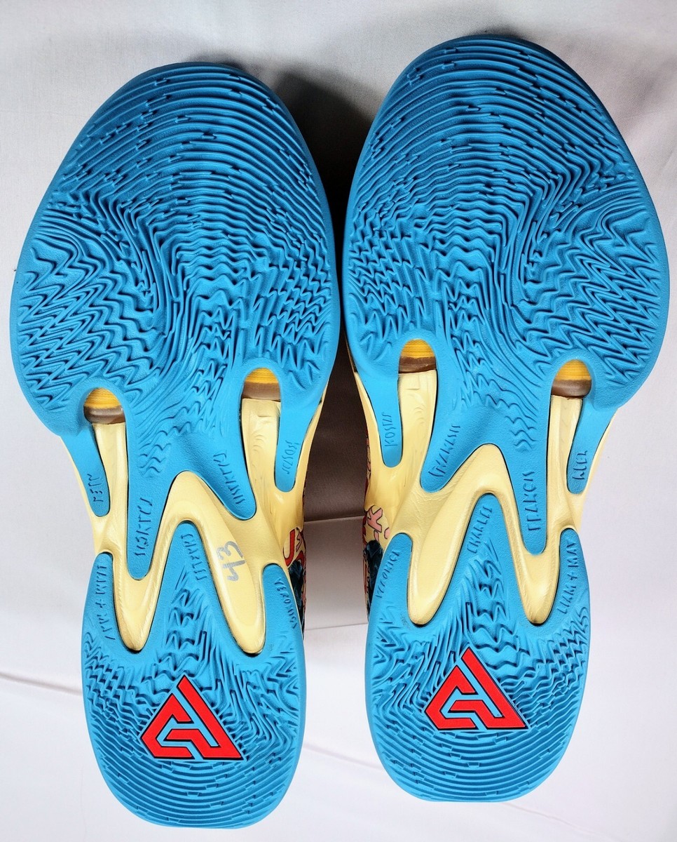 Nike Zoom Freak 4 Letter Bros Mens Sz 9 Pale Vanilla Blue Giannis FB9503-200 FB9503-200] Mens Nike ZOOM FREAK 4  main image 2