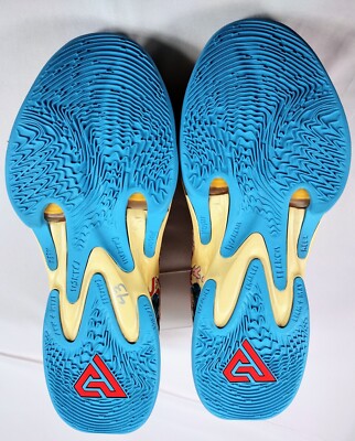 ✨ F80 SIZE 9 MEN\'S NIKE ZOOM FREAK 4 PALE VANILLA /BLUE FB9503 200 NIKE ZOOM FREAK 4 LETTER BROS PALE VANILLA-BLUE LIGHTINING  main image 3