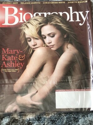 Biography Magazine Mary Kate & Ashley Cover (Don t Call Them Olsen  Twins) RARE