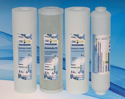 Filtersatz für 5-stufige Umkehrosmose Wasserfilter Osmose 300 GPD 500 GPD 10Zoll