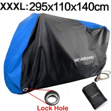 XXXL Motorcycle Cover Waterproof Heavy Duty Outside Storage Snow UV Protector