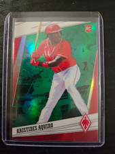 2020 Panini Chronicles Phoenix Green #D 50/50 Aristides Aquino #5 Rookie RC
