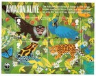 GB SG MS3172 MNH MINT STAMP MINIATURE SHEET AMAZON ALIVE WWF 2011