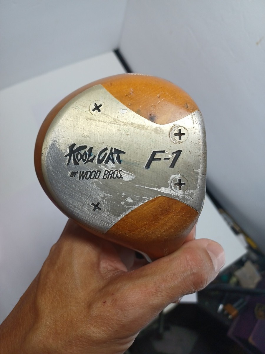 Vintage WOOD BROS. Kool Cat F-1 Driver Wood - Formula Shaft