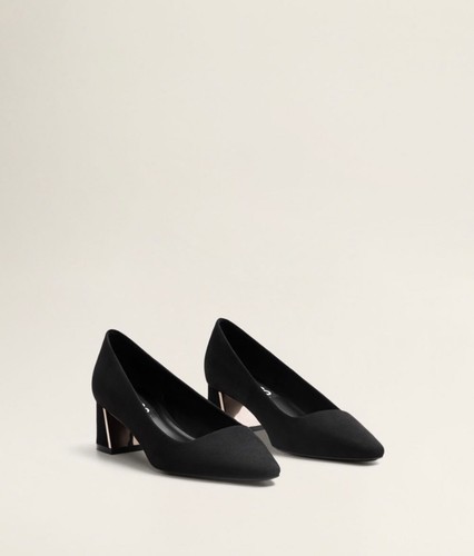MANGO sexy/classy suede black BLOCK 