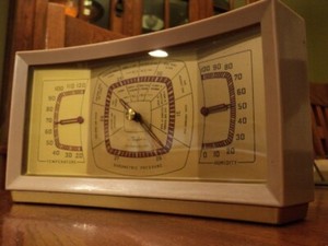 TAYLOR STORMGUIDE BAROMETRIC PRESSURE/TEMPERATURE/HUMIDITY EXCELLENT CONDITION