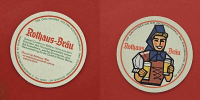 Rothaus Bräu Sieben Quellen Brauerei Bierdeckel Coaster Beermat