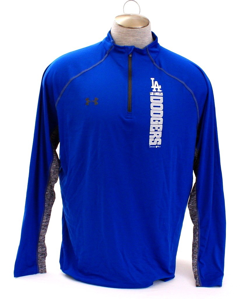 Under Armour MLB Los Angeles Dodgers Blue Long Sleeve 1/4 Zip