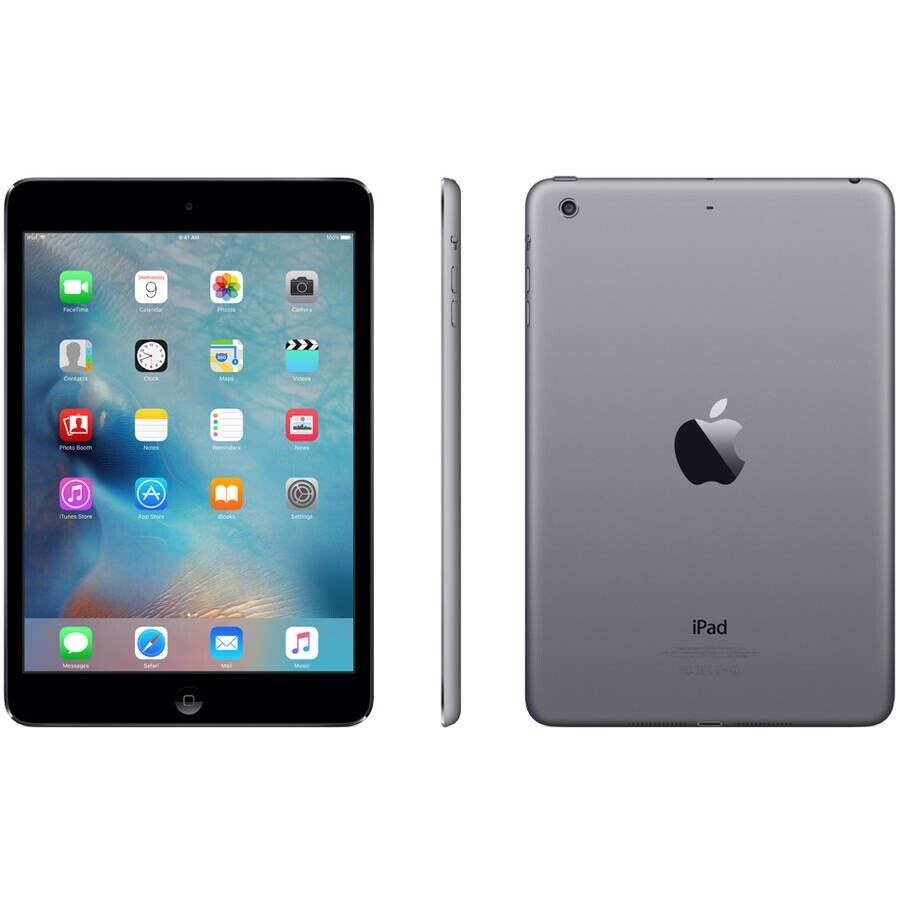 Apple iPad Mini 1st Gen 16GB WiFi Space Grey Silver | Grade A + CHARGR Lead