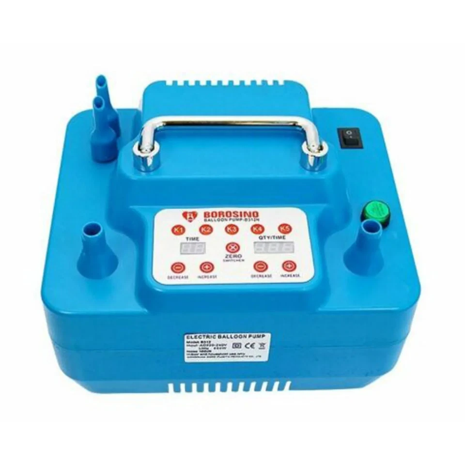 Bomba de Aire Inflador Globo Eléctrico Precisión con Temporizador Digital Contador 220V - Imagen 2 de 4