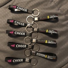 Cheer Cheerleading Keychains Lot Of 9