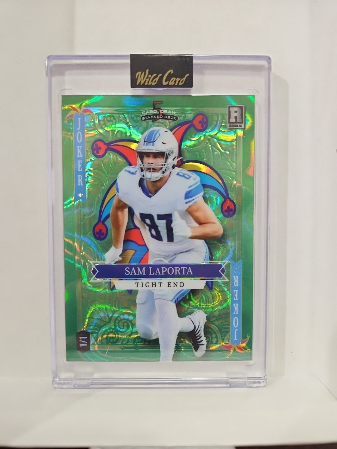 Sam Laporta (1/1) RC #SD-SL 2023 Wild Card 5 Card draw