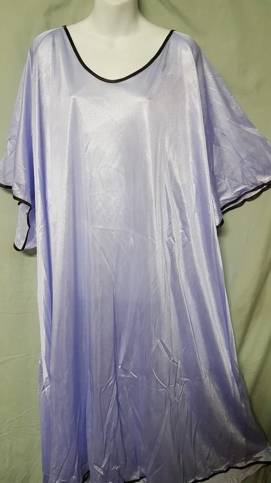 Фиолетовый коричневый ночная рубашка длинный сексуальный удобный плюс 6 X 80» бюст - Изображение 2 из 4