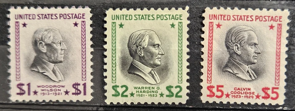 US Stamp Sc 803-34 & 839-51(x3), President Sets , VF MLH CV$231 (506104) - Image 2 of 4