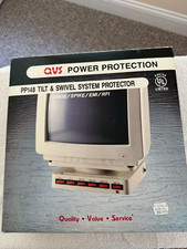 Vintage 1990 QVS PP148 Tilt  Swivel System Protector 5 Outlets